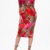 Fashion Camilla | Camilla | Heart Like A Wildflower V Neck Midi Cross Front Dress