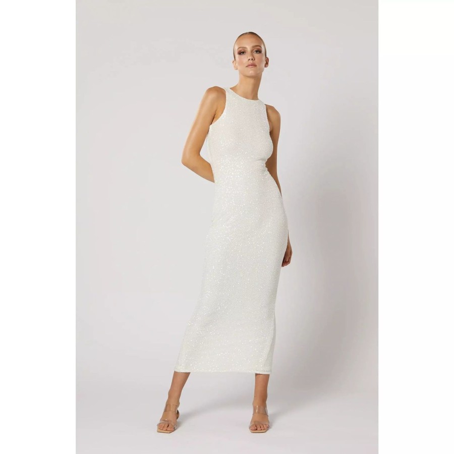 Fashion Winona | Winona | Reyna Zip Back Dress | White