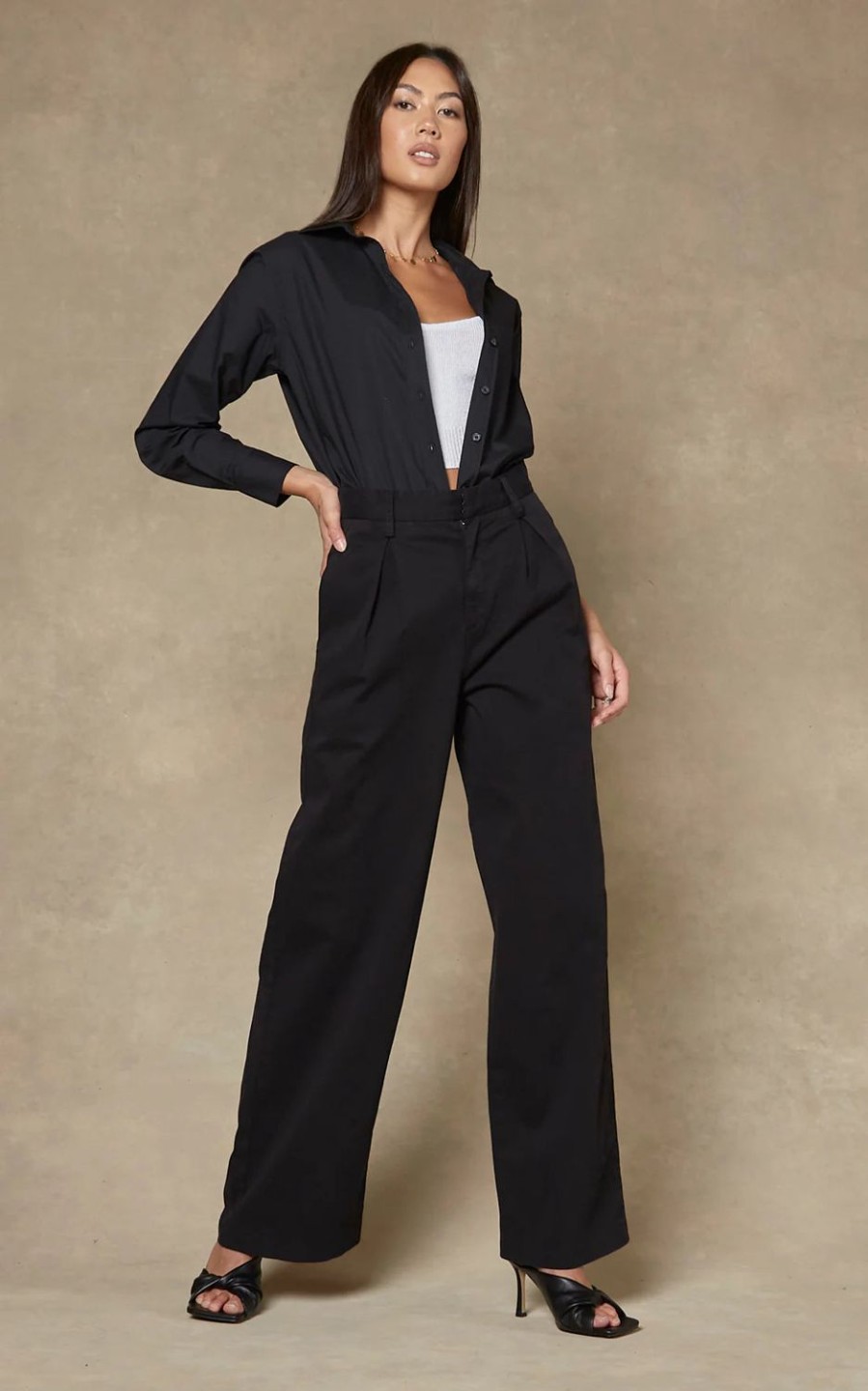 Fashion Dricoper | Dricoper | Maya Black Wide Leg Pants