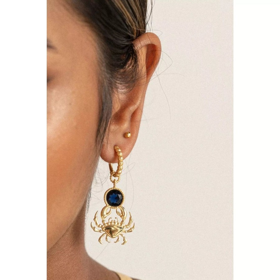 Accessories Mountain & Moon | Mountain & Moon | Cancer Earrings