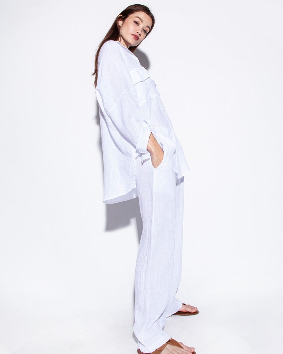 Fashion Funky Staff | Funky Staff | Olivia Oversized Blouse | White