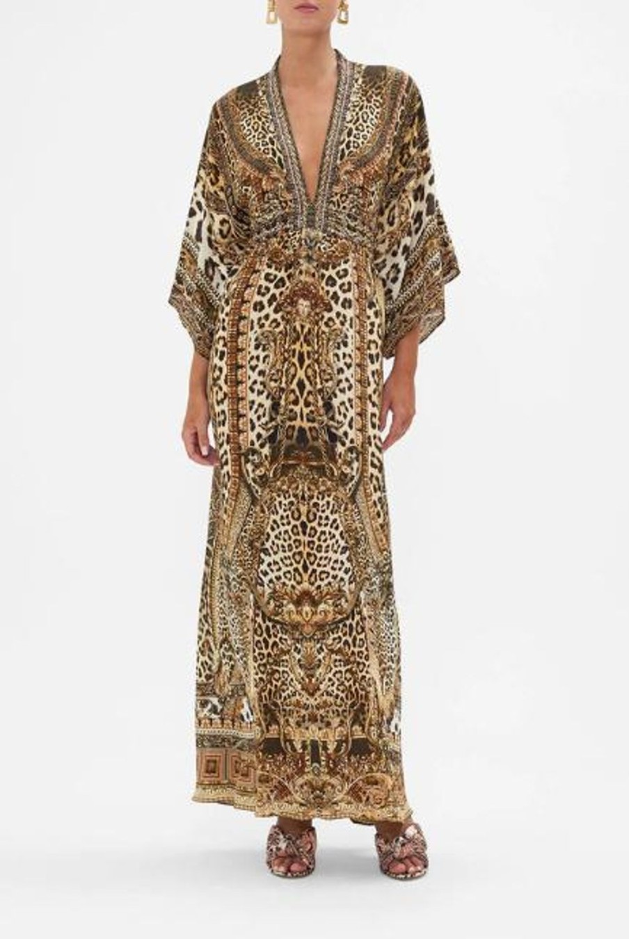 Fashion Camilla | Camilla | Standing Ovation Waist Tie Long Kaftan